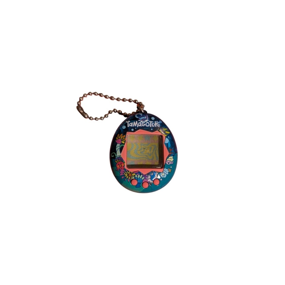 Genuine Tamagotchi 2021 Bandai Virtual Pet Tama Ocean TranslucentBlue Shell Gen2